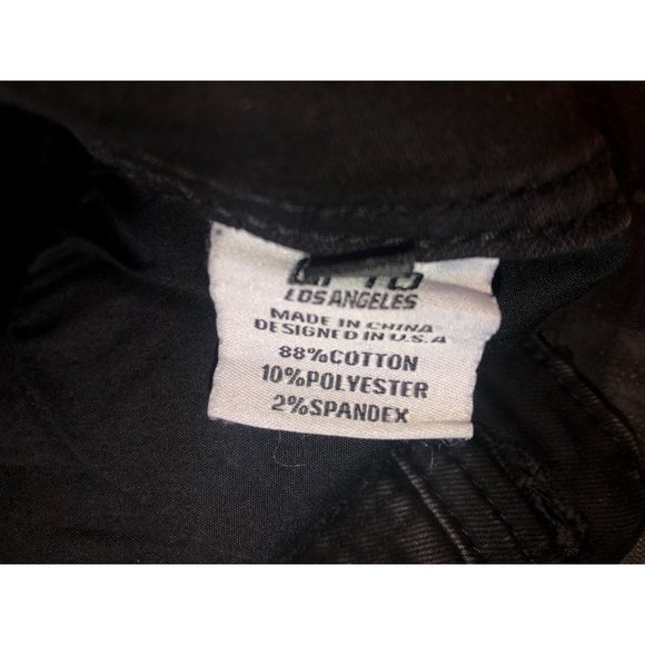 GFTDLA LOS ANGELES Jeans Denim Street Wear BROC BLACK JEANS NWT 36X32 NWT 94.99 - Picture 10 of 11